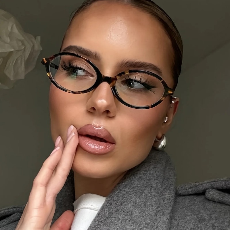 Designer Sunglasses - Vintage Ovale Sonnenbrille Damen Luxusmarke Designer
