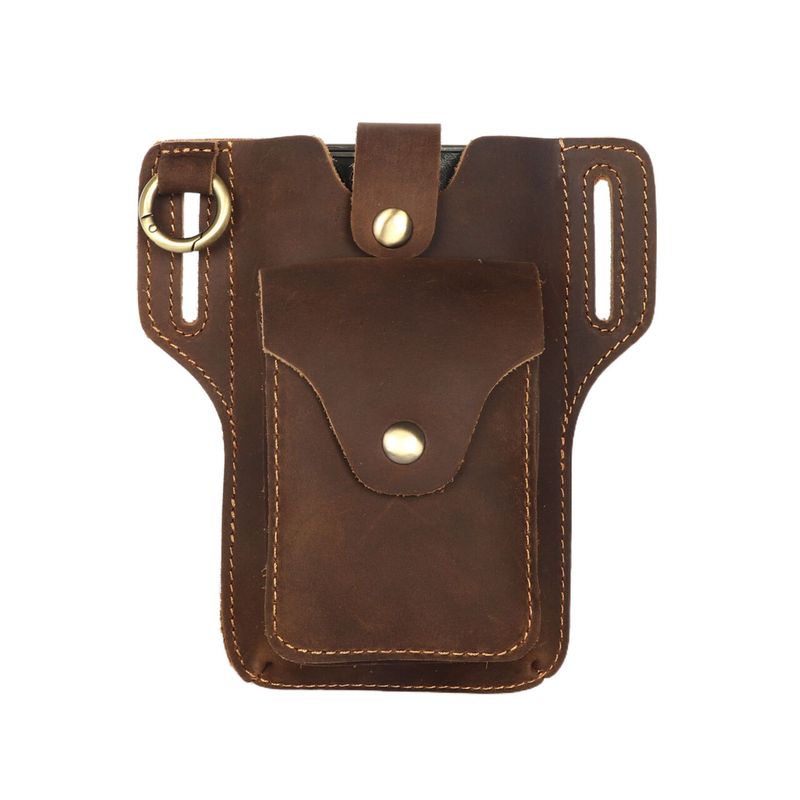 Leather Wallet Men - Neues Modell Herren-Lederbrieftasche für Mobiltelefone, obere