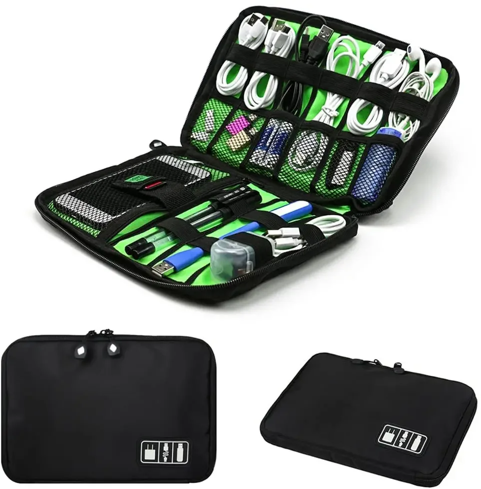 Travel Luggage Set - Kabel-Organizer-Aufbewahrungstaschen-Set für USB-Datenkabel, Kopfhörer, Kabel, Stifte,