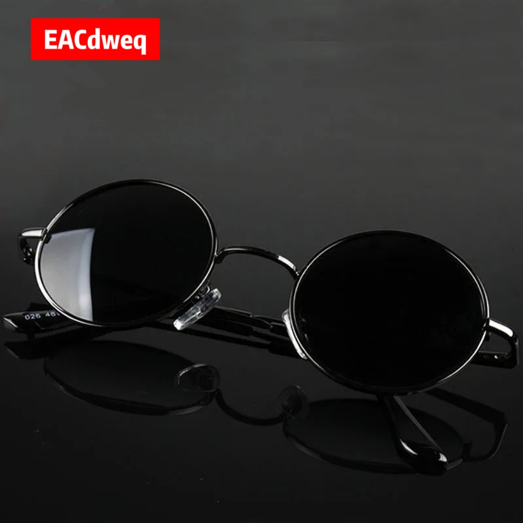 Designer Sunglasses - Retro Vintage Runde Sonnenbrille für Herren