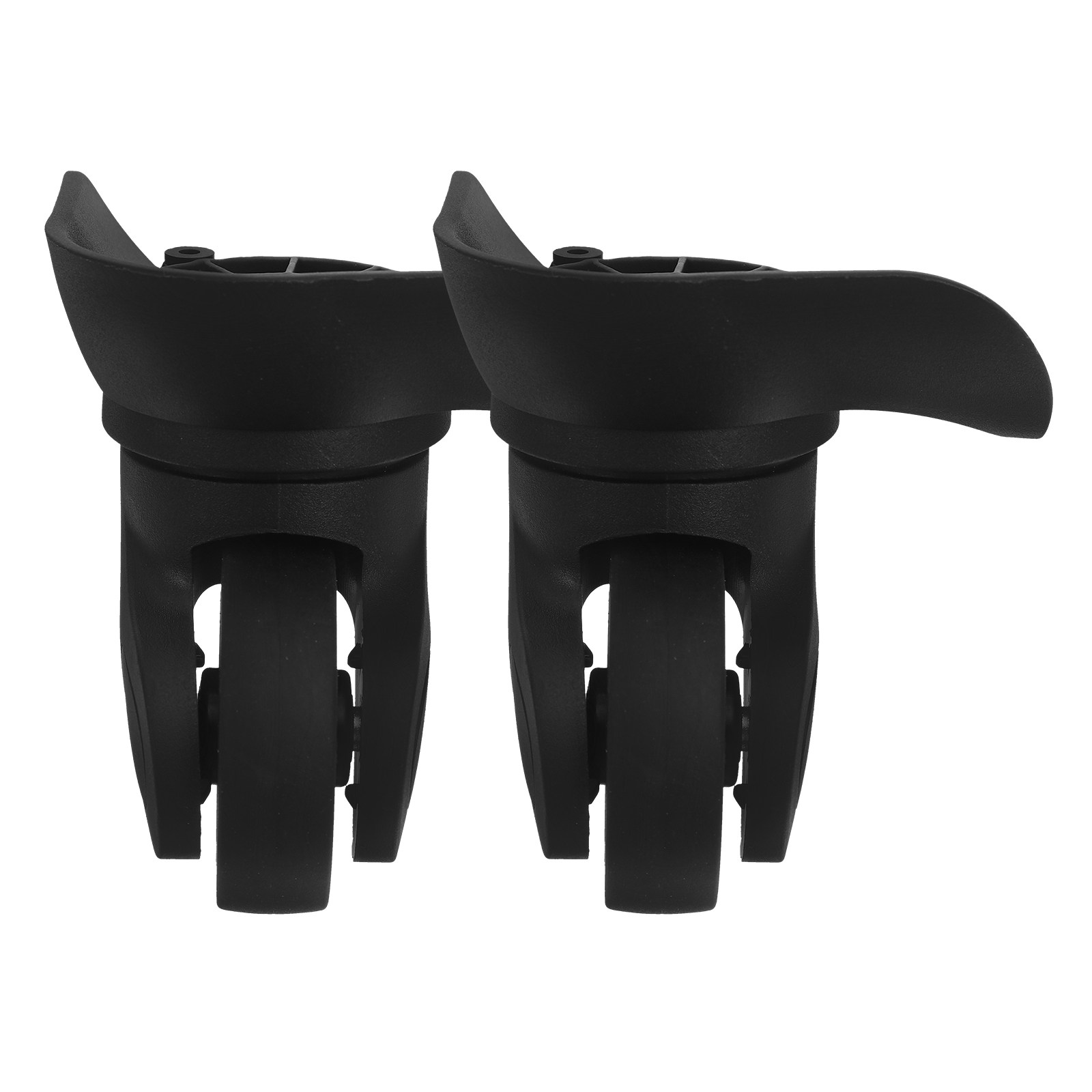 Travel Luggage Set - 2 Stück Universal-Kofferrollen, schwarze Ersatzrollen für