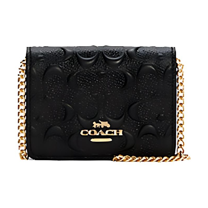 Leather Wallet Men - COACH Geldbörse aus Kuhleder, Umhängetasche, Mini,