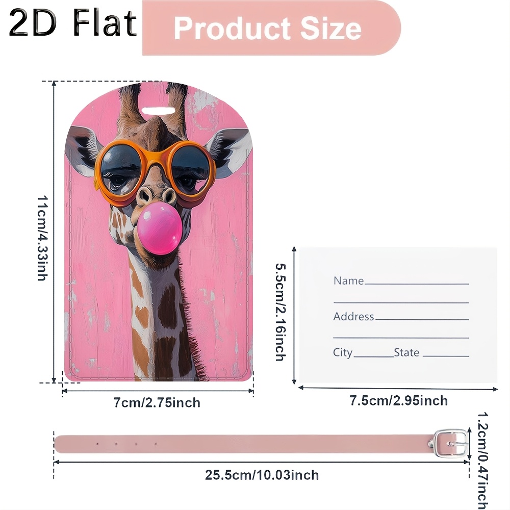 Niedlicher Giraffen-Gepäckanhä – Travel Luggage Set Bewertung und Preis