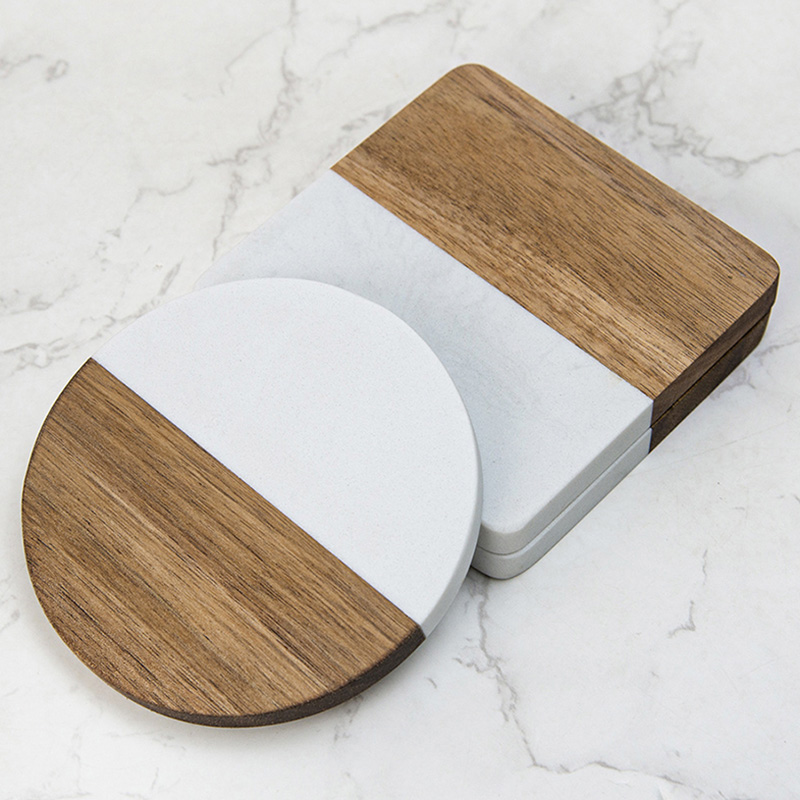 4-teiliges Untersetzer-Set aus – Marble Coaster Set Bewertung und Preis