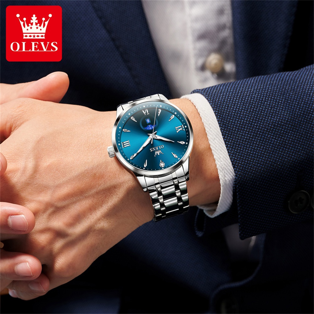 OLEVS Mondphase Herrenuhren Ka – Luxury Watch Men Bewertung und Preis