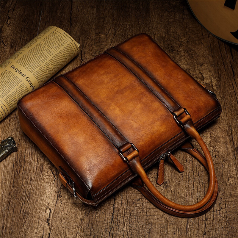YETTIES Business-Aktentasche a – Leather Briefcase Bewertung und Preis
