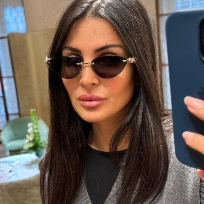 Neue randlose Sonnenbrille im  – Designer Sunglasses Bewertung und Preis