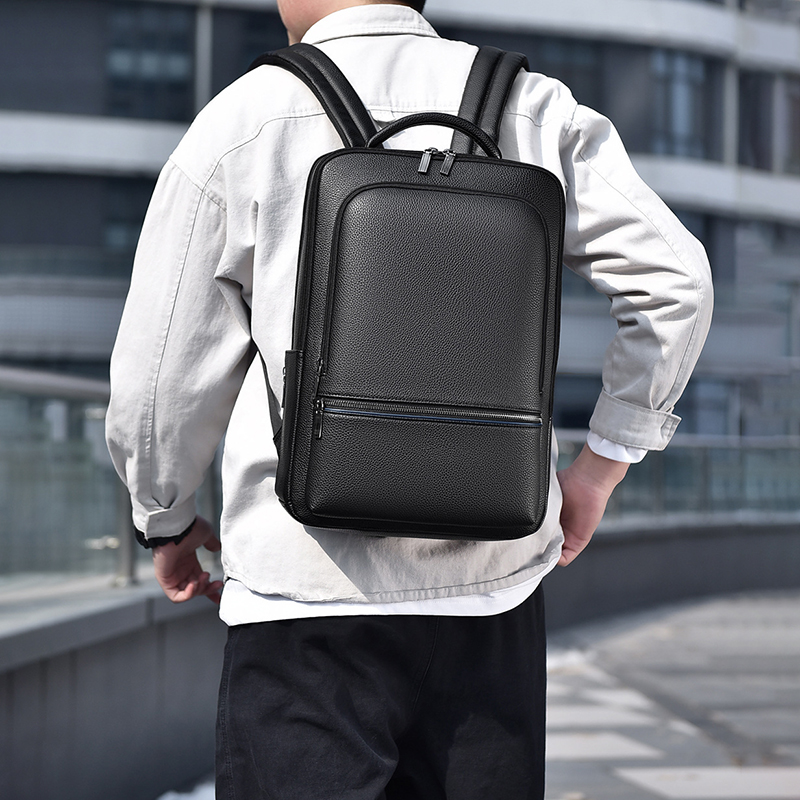 Pu Leder Herren Rucksack USB A – Leather Briefcase Bewertung und Preis