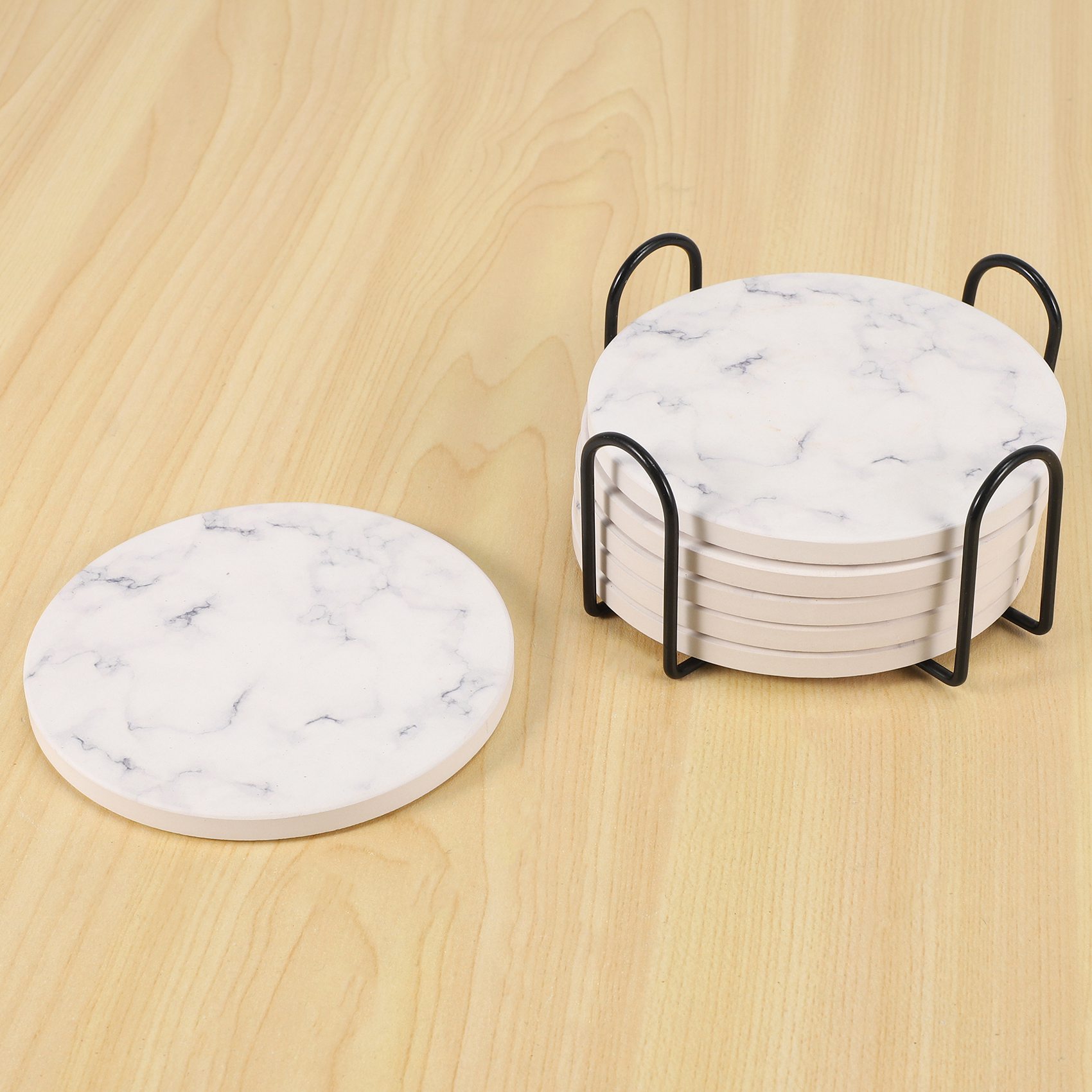 ABAH-Absorbierende Untersetzer – Marble Coaster Set Bewertung und Preis