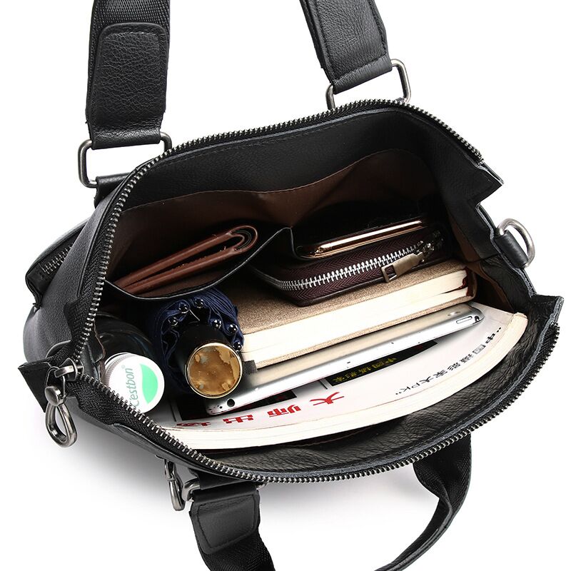 Männer Vertikale Handtasche Mä – Leather Briefcase Bewertung und Preis