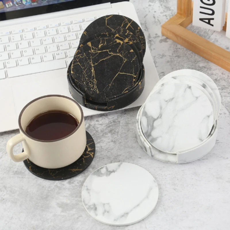 6 Stück Marmor-Untersetzer aus – Marble Coaster Set Bewertung und Preis