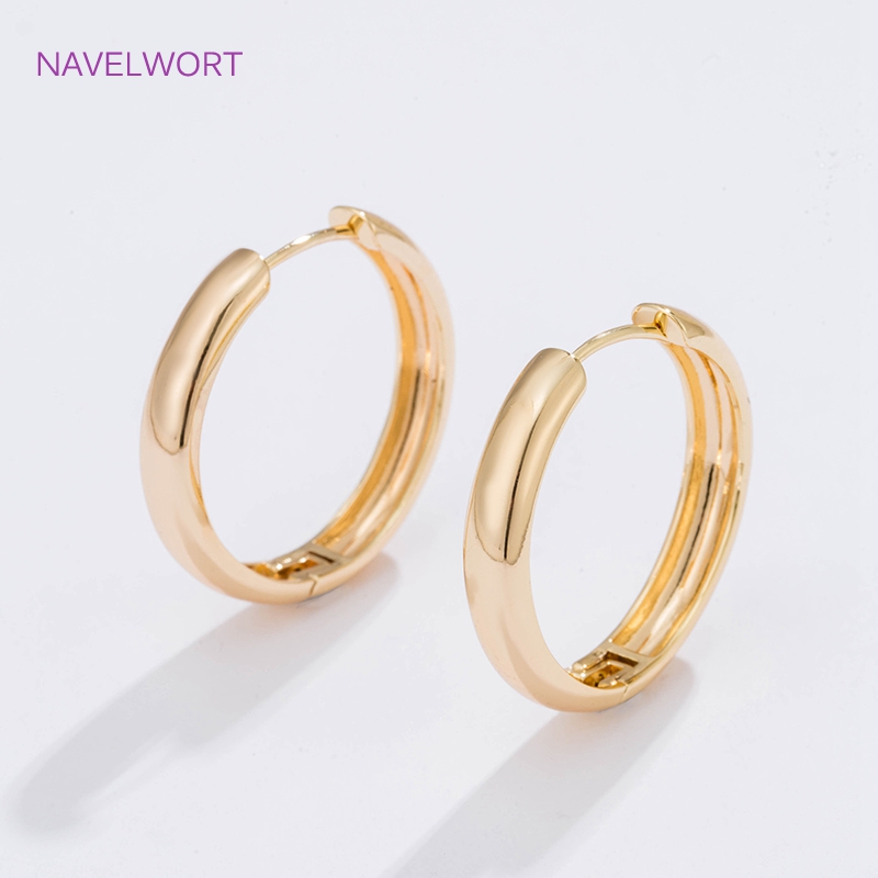 6 Größen vergoldete Kreisohrri – Gold Plated Jewelry Bewertung und Preis