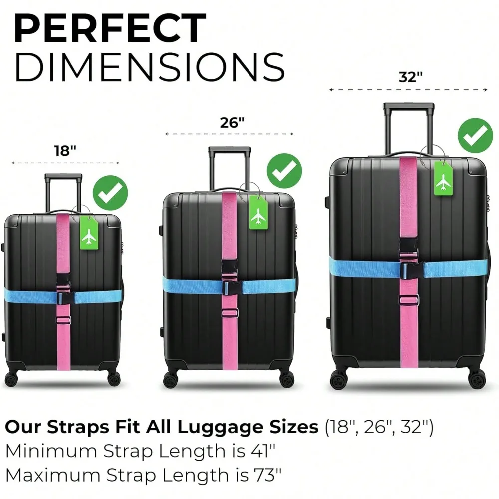 Gepäckgurtset mit Gepäckanhäng – Travel Luggage Set Bewertung und Preis