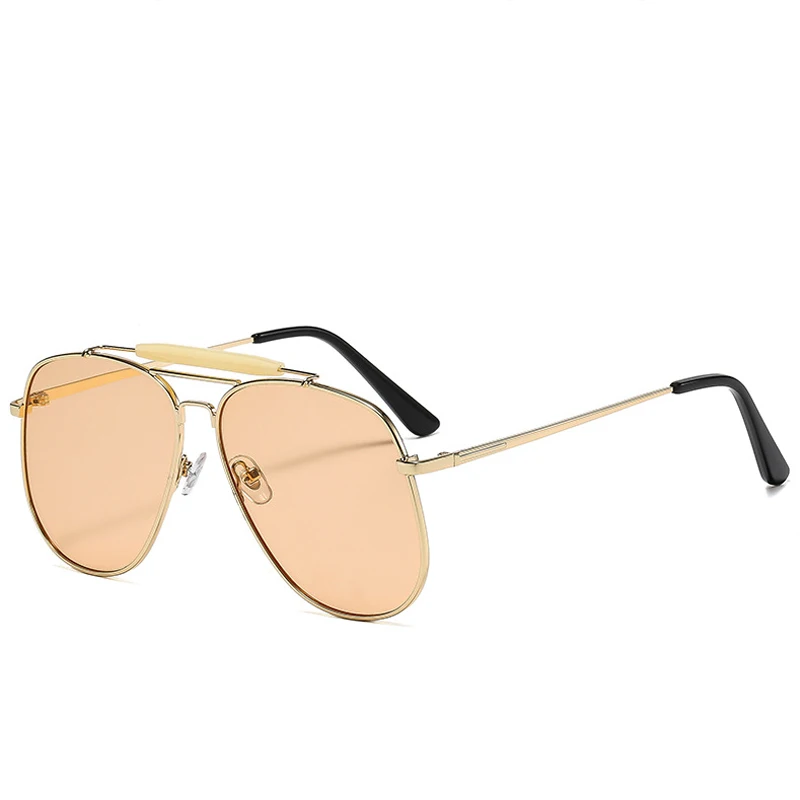 Retro Metall Doppelbrücken-Pil – Sunglasses Uv400 Bewertung und Preis