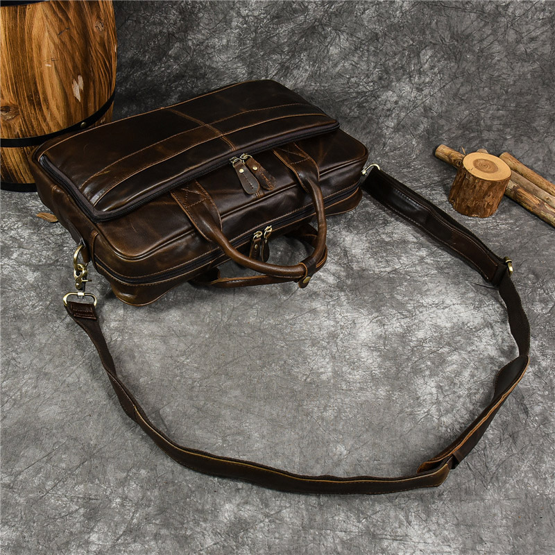 Luxus Echt leder Handtasche fü – Leather Briefcase Bewertung und Preis