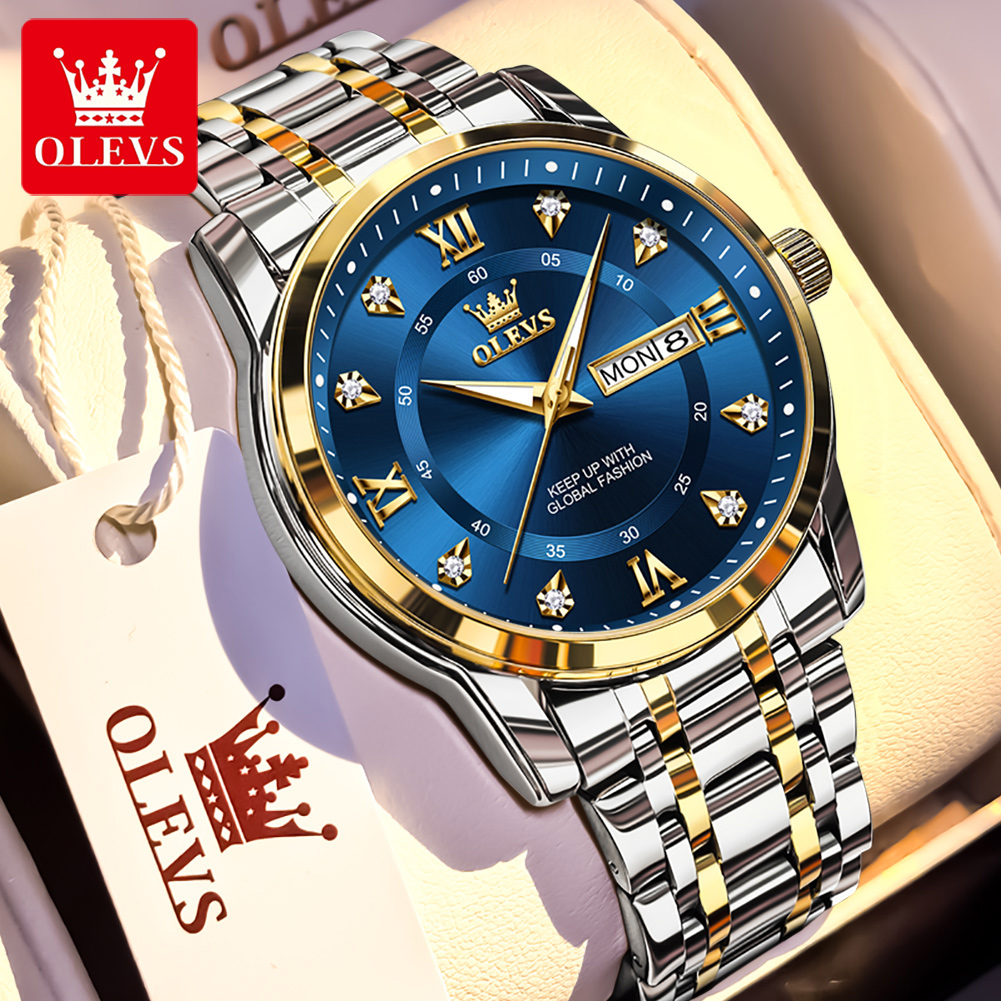 OLEVS Marke Mode herren uhren  – Luxury Watch Men Bewertung und Preis