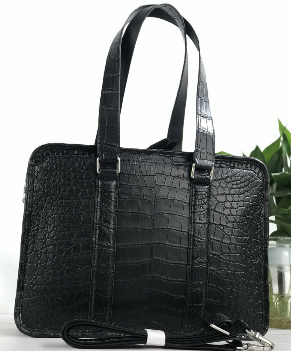 Neue Krokodilleder-Laptoptasch – Leather Briefcase Bewertung und Preis