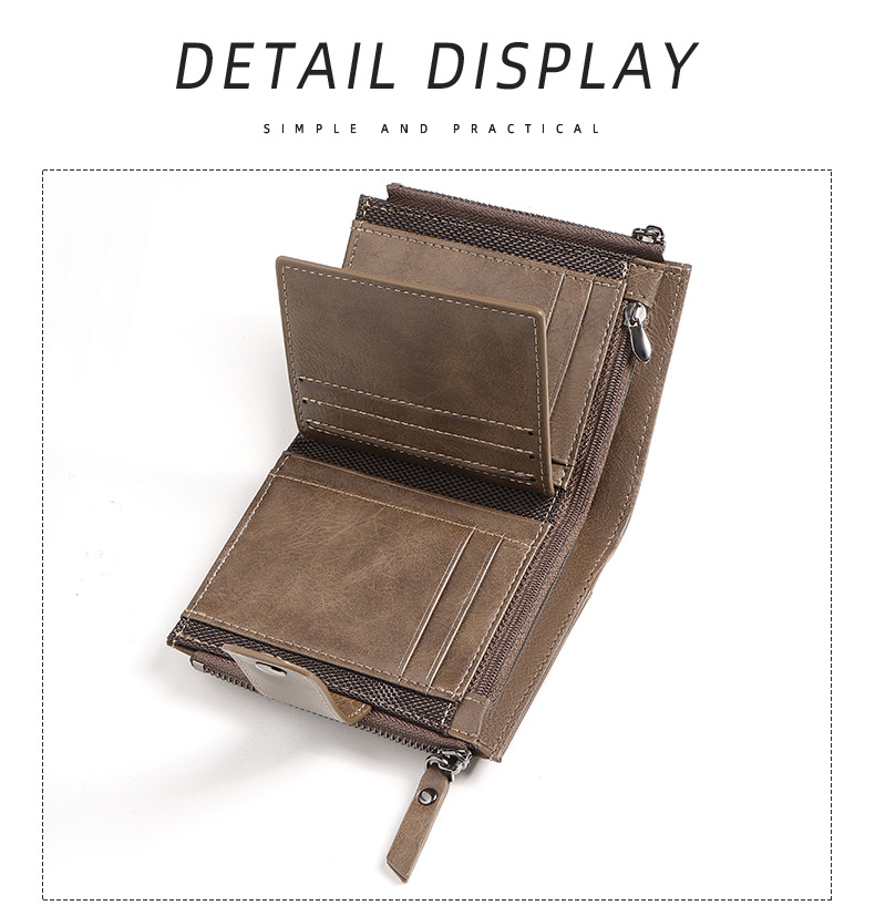 Anti-TheftCross-Border Busines – Leather Wallet Men Bewertung und Preis